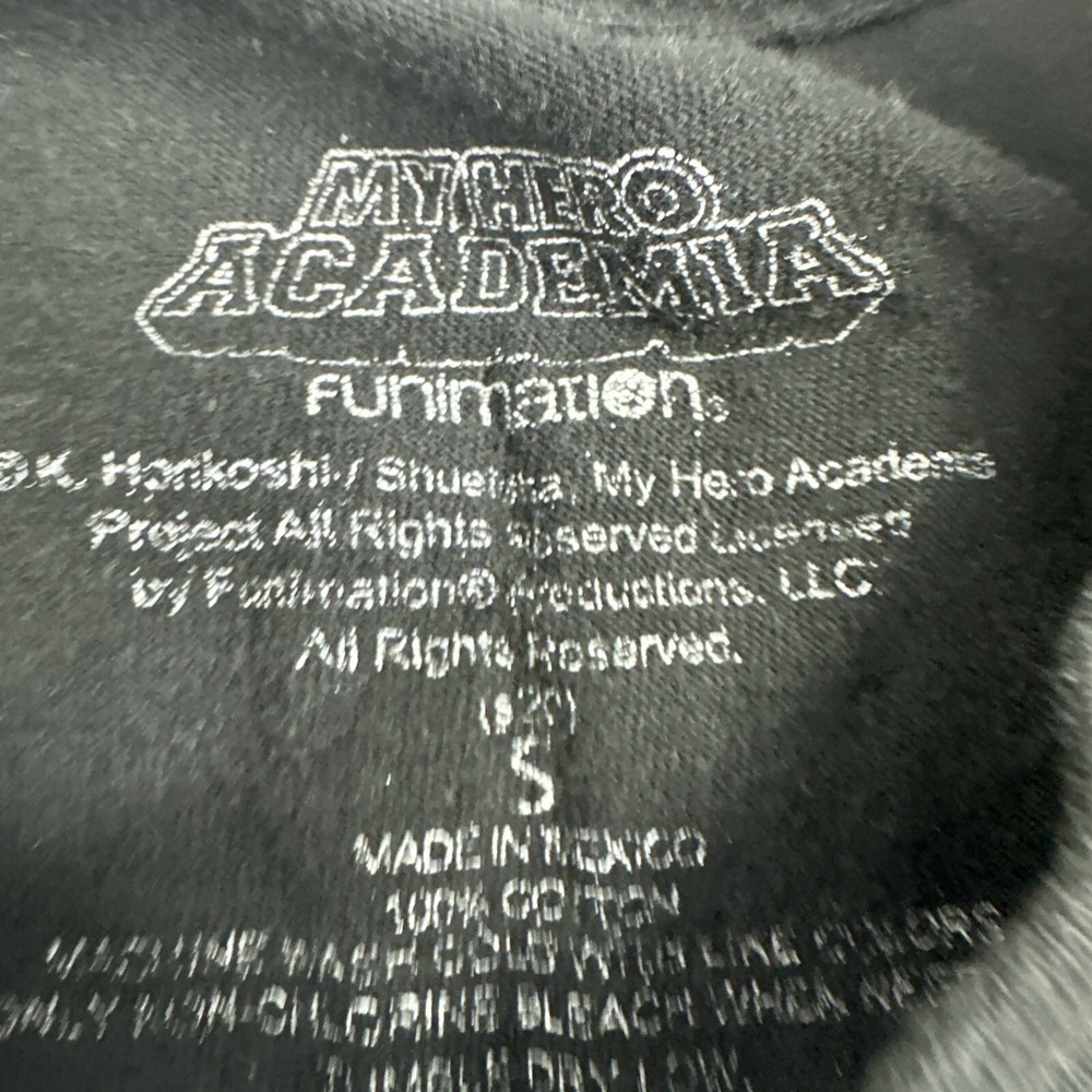My Hero Academia Vanguard Action Squad Black Graphic T-Shirt Mens Small S Anime - Picture 3 of 8